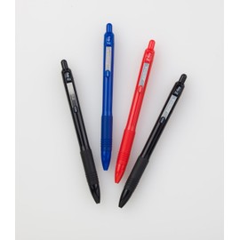 Zebra Pen Z-Grip Recycled Retractable Ballpoint Pens,1.0mm, Red Ink, Durable Metal Clip, 68% Recycled,12-Pack (20630)
