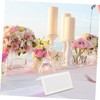 CAXUSD 50pcs Elegant Foil Table Name Cards Premium Wedding Place
