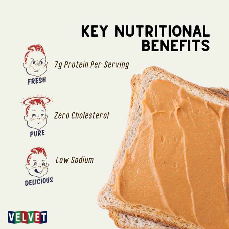 Velvet Peanut Butter, Creamy – Detroit’s Classic Since 1937, Smooth