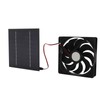10W Solar Powered Panel Exhaust Fan Mini Ventilator Waterproof for