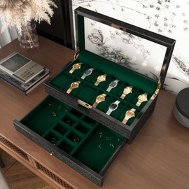 WESTICK Dark Green Felt Velvet Fabric Wallpaper Peel and Stick Green Flock Contact Paper 17.7" x 120" Self Adhesive Velvet Felt Drawer Liner for Jewelry Box Crafts DIY Cabinets Bedroom Walls