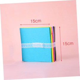 CORHAD 2sets Sewing Non-Woven Fabric Sheets Felt Square Sheets Quilting Materials Assorted Fabric Pack 40pcs*2