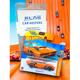 Hot Wheels Ravenger S/T (Orange & Black Let's Race) 5/5 HW Track Champs - 2024-217/250 (Short Card) - includes a KLAS Car Keeper Protector Case - HRY81