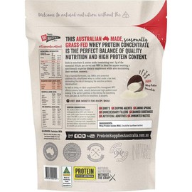 Protein Supplies Australia Pure Whey Protein Concentrate Powder 500 g,, Pure 500 grams