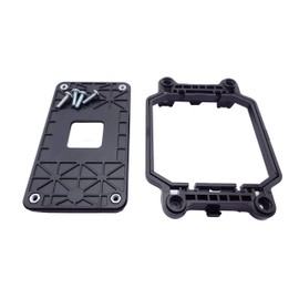 EC360® Bracket AMD AM2/AM3 Motherboard Bracket for Socket AM2+ AM3+ FM1 FM2 940 Retention Mount Module CPU Bracket Backplate (Black)