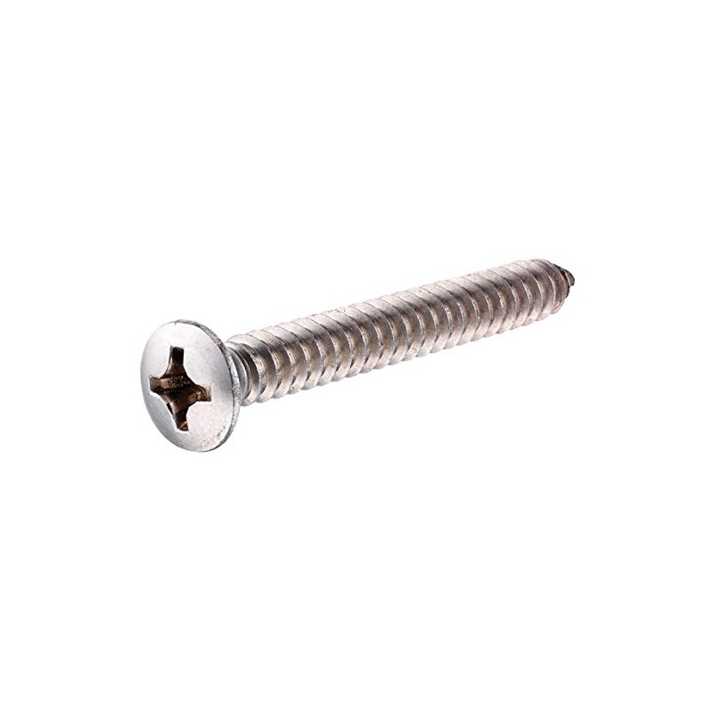 The Hillman Group 823666 Stainless Steel Oval Head Phillips Sheet