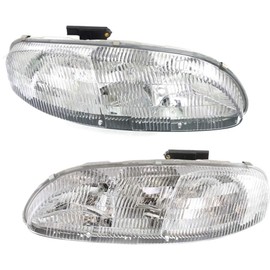 For Chevy Lumina 1995-2001/Monte Carlo 1995 96 97 98 1999 Headlight Assembly Pair Driver and Passenger Side | GM2502139 | GM2503139 | 10420375