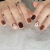 6 Pack (144pcs) Nail Tips Popular Medium Design, NIUANIUA Short