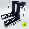 Inverted Betta Tank Holder Kit, 360-Degree Panoramic View for Betta