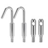 2 Pack 56517 Fish Rod Accessories, Stainless Steel
