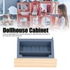 Dollhouse Cabinet Miniature Model Fine Workmanship Composite Wood Miniature Display