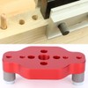 Woodworking Straight Hole Positioner Aluminum Alloy DIY Drill Guide for