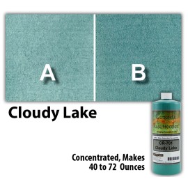 Concrete Resurrection Professional Easy to Apply Water Based Concrete Stain Cloudy Lake 8oz Bottle