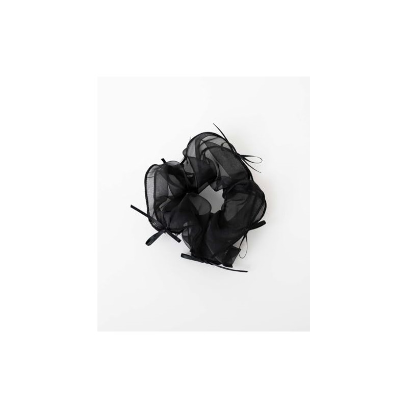 Wigo Large Skelibon Big Scrunchie Women's F, Black, Black