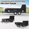 6 x 10 Windproof Utility Trailer Cover, 600D Waterproof Heavy