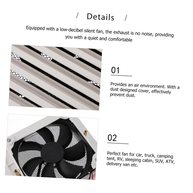 MAGICLULU Side Exhaust Fan for Rv Trailers and Campers Quiet