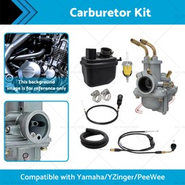 MAX COOL Carburetor Air Filter Throttle Choke Cable Suitable for Yamaha Peewee PW50 PY50