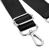 Wide Shoulder Bags Strap,Adjustable Replacement Belt Bag Strap with Silver