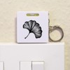 'Ginkgo Leaf' Keyring Tape Measure / Spirit Level Tool (KM00038467)