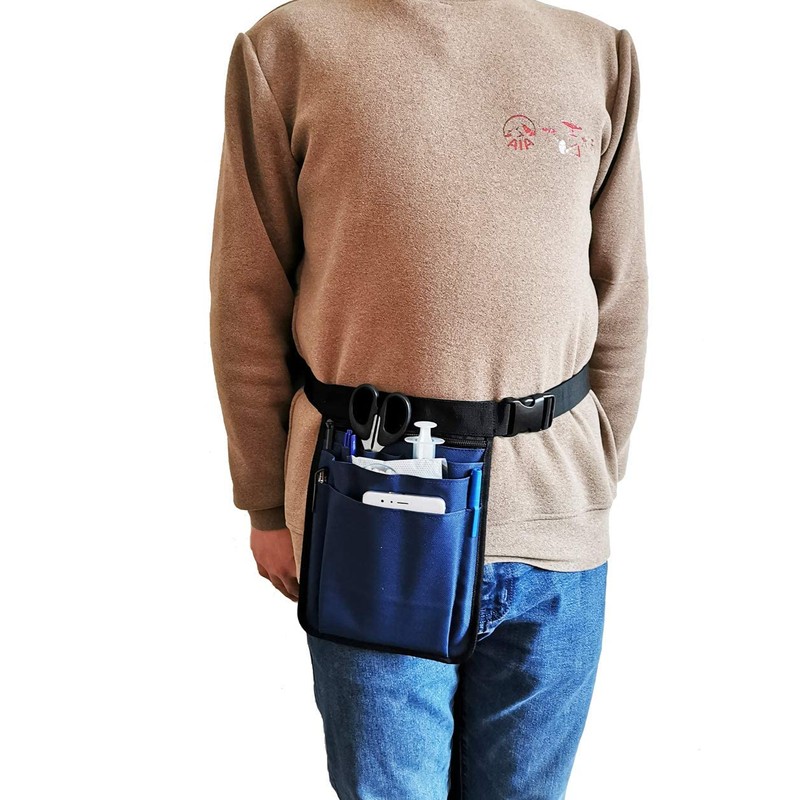 [uxcellmo] Nurse Utility Organizer Belt Fanny Pack Hip Bag Waist
