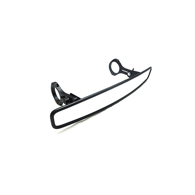 Motobiker 15" Wide Rear View Race Mirror Convex Mirror with