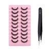 10 Pairs of Lash Set, Fluffy Lashes, Eyelash Extensions, Fake