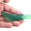 Dtacke Green 11cm/4.3" Polishing Burnisher Natural Agate Knife Gold Silver