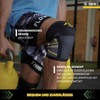 Theyet 7 mm Neoprene Compression Knee Wraps for CrossFit (Pack
