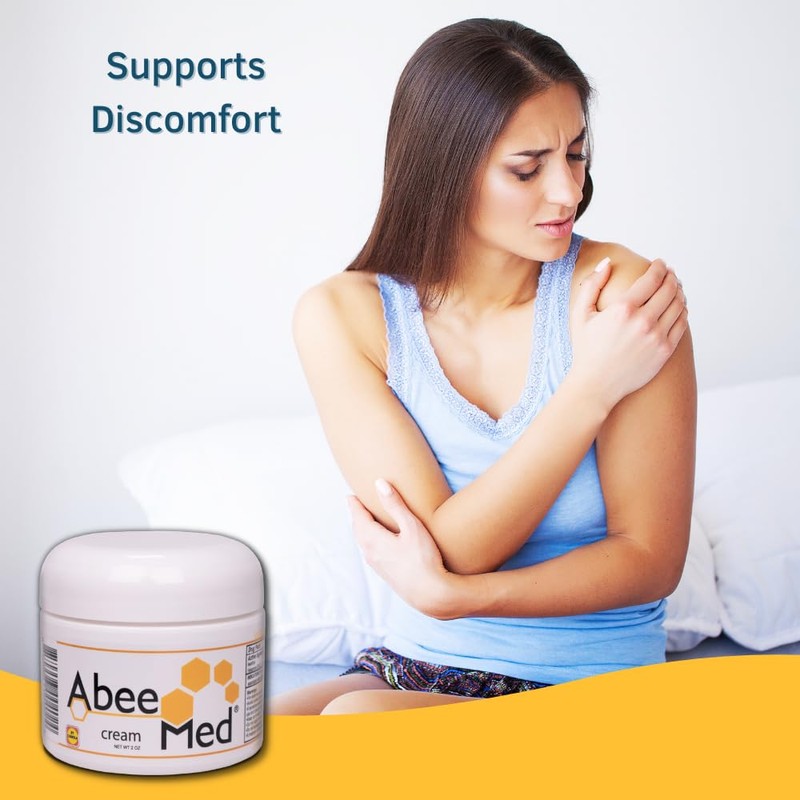 AbeeMed Natural Supplement 60 Capsules + Cream 2 oz Value