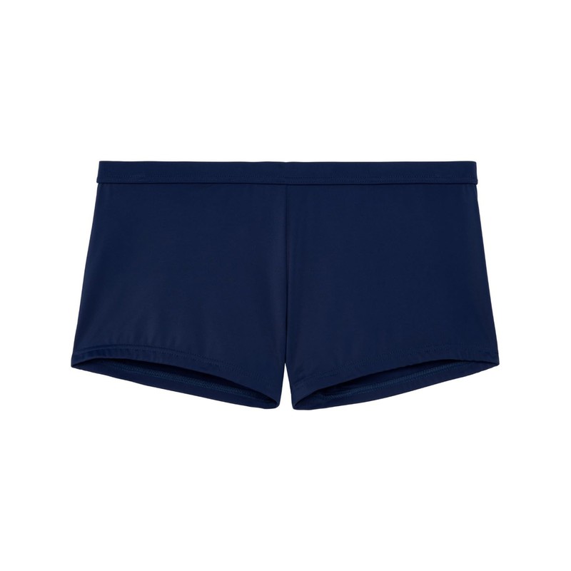 HOM Men's Boxer De Bain Sea Life Swimming Trunks, navy