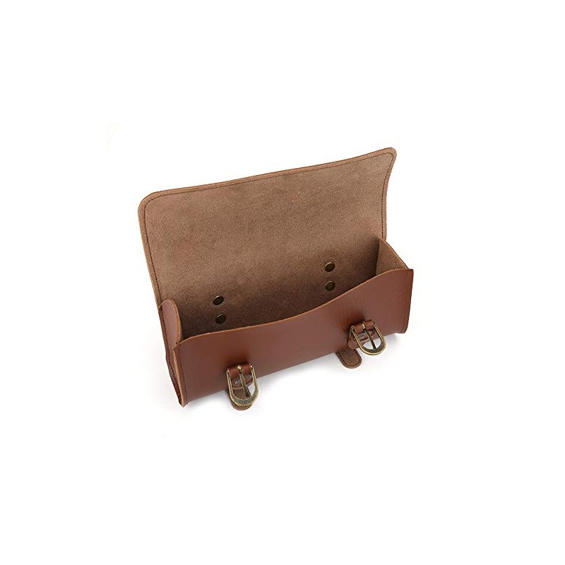 VGEBY1 Retro Style PU Leather Waterproof Front Tube Bicycle Bag