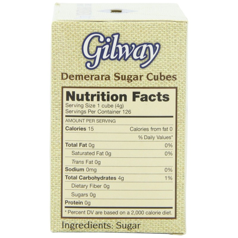 Gilway Demerara Sugar Cubes, 1.1 Pound (Pack of 10)