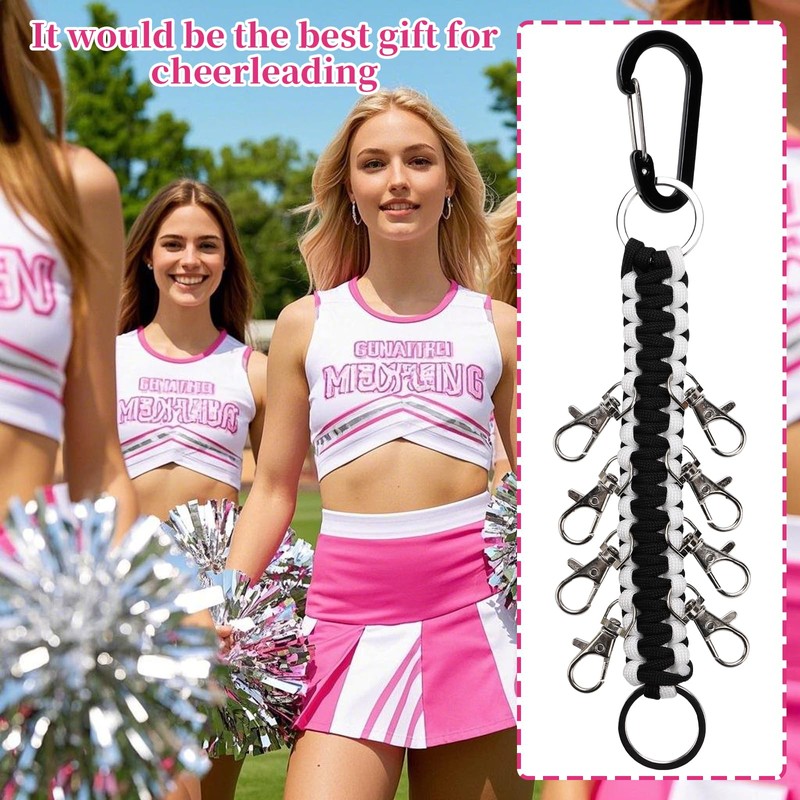 2 Pack Cheer Bows Holder, Paracord Cheer Bows Holder Paracord