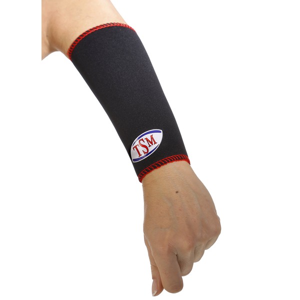 TSM 2111 Sports Bandage Forearm Cuff Active, Black, Size XL