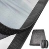 Window Screen with Black Upgraded Hook and Loop Adhesive Edging