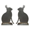 Magnum Target - Varmit Animal Rabbit Silhouette Knockovers - 3/8"