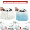 Mop Replace Head, 4 Pack Spin Mop Replacement Head for