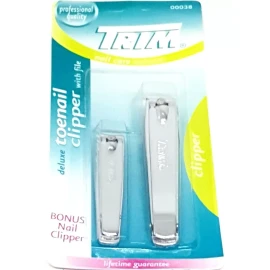 Cala Corta Uñas Deluxe Trim Caja Con 12 Set 2 Grande Y Mediano
