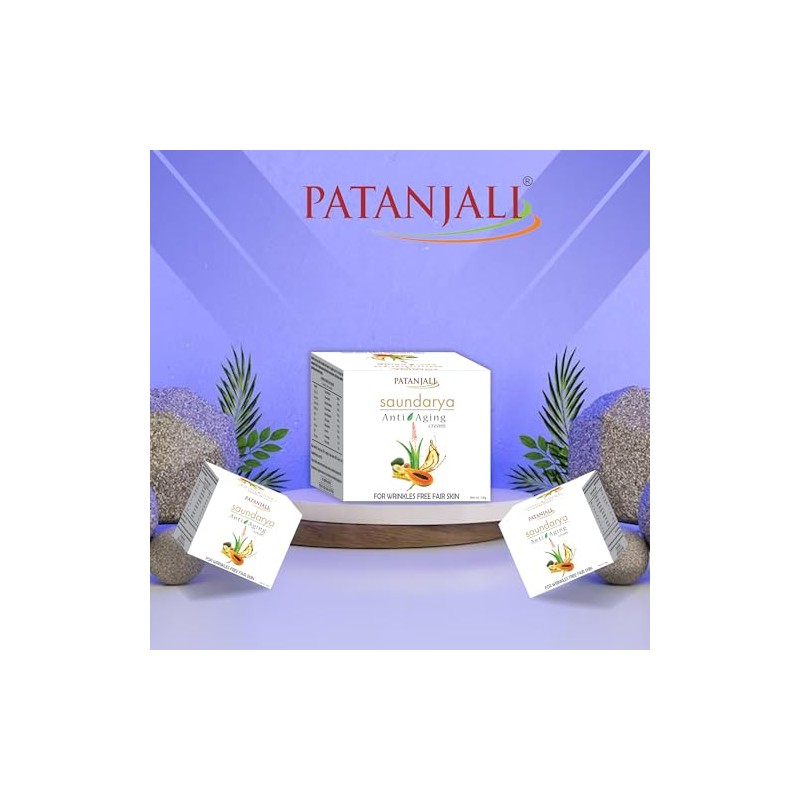 Patanjali Saundarya Anti Aging Face Cream, 15g