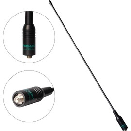 TIDRADIO TD-771 Ham Radio Long Range Antenna 15.15 inch Long Range Dual Band VHF/UHF 144/430Mhz for UV-5R min 5RM BF-F8HP Pro K5 Plus,TD-H8,TD-H3 Plus,5RH Pro,DM32,BAOFENG Accessories, SMA-F, 2 Pack