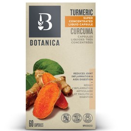 Botanica Turmeric Liquid Phytocaps, 60 Liquid Capsules