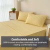 NSNLGSGC Yellow Gingham Queen Sheet Set, Soft Brushed Microfiber Plaid