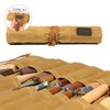 Tourbon Waxed Canvas Roll Up Pouch 15 Pockets Hand Tools