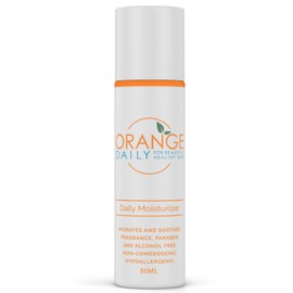 OrangeDaily Daily Moisturizer, glycerin and glycerin stearate, draws moisture to the skin