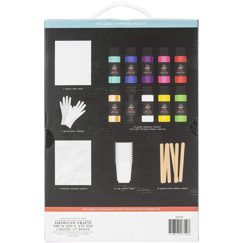 AMERICAN CRAFTS COLOR POUR MAGIC KIT 35 PCS