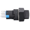 25Pcs Rotary Switch Knob 2 Position Self Locking Square Selector