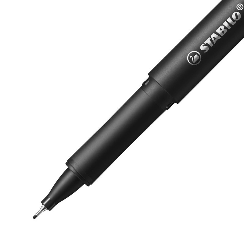 STABILO Premium Fineliner | 0.4 mm | Fine | Black