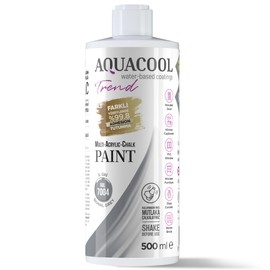 MAC paint - All In One Chalk paint, Furniture, Cabinet, Countertop, Tile Paint, no primer or sanding needed. Matte Finish. 16.9 Fl Oz (RAL 7004 Signal Grey)