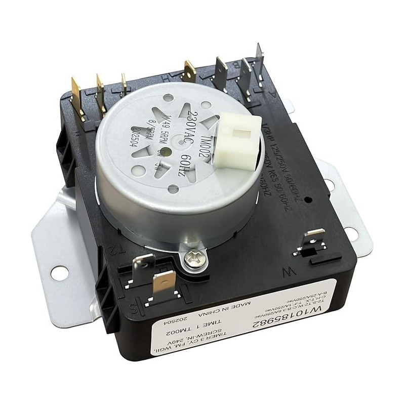W10185982 for Whirlpool Maytag Crosley Admiral Dryer Timer WPW10185982 -