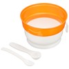 OSK Porridge Cooker, Orange, Approx. 5.7 x 6.0 x 3.5